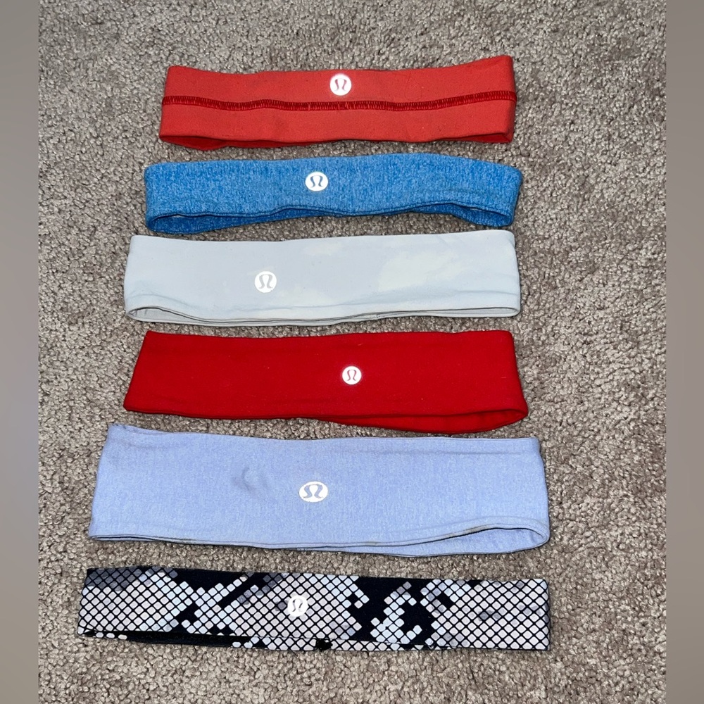 6 Lulu lemon headbands